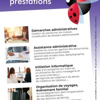 Flyer Informatique et Aide administrative personnalisé