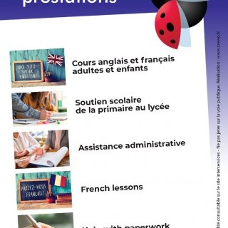 Flyer Soutien Scolaire et Cours à domicile personnalisé