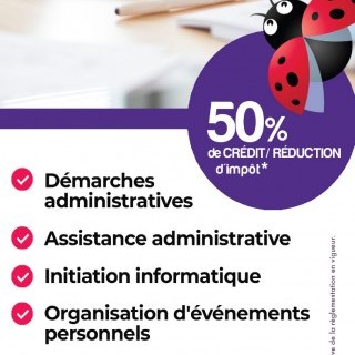 Flyer Informatique et Aide administrative personnalisé