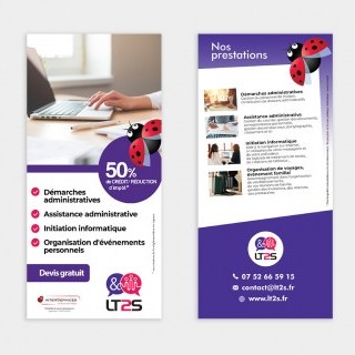 Flyer Informatique et Aide administrative personnalisé