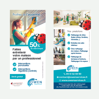 Flyer Ménage personnalisé