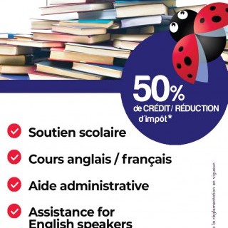 Flyer Soutien Scolaire et Cours à domicile personnalisé