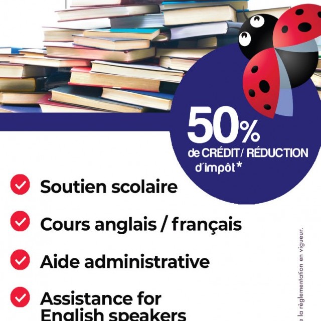 Flyer Soutien Scolaire et Cours à domicile personnalisé