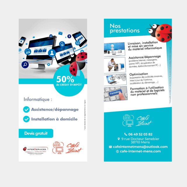 Flyer Informatique personnalisé